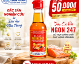 Dầu cá hồi Ngon247 - Đại học Nha Trang - (chai 60ml)