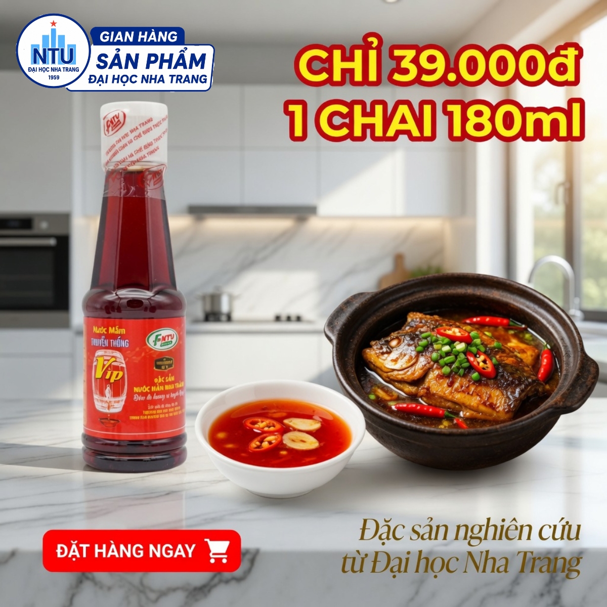 Nước mắm vip Đại học Nha Trang (1 chai)