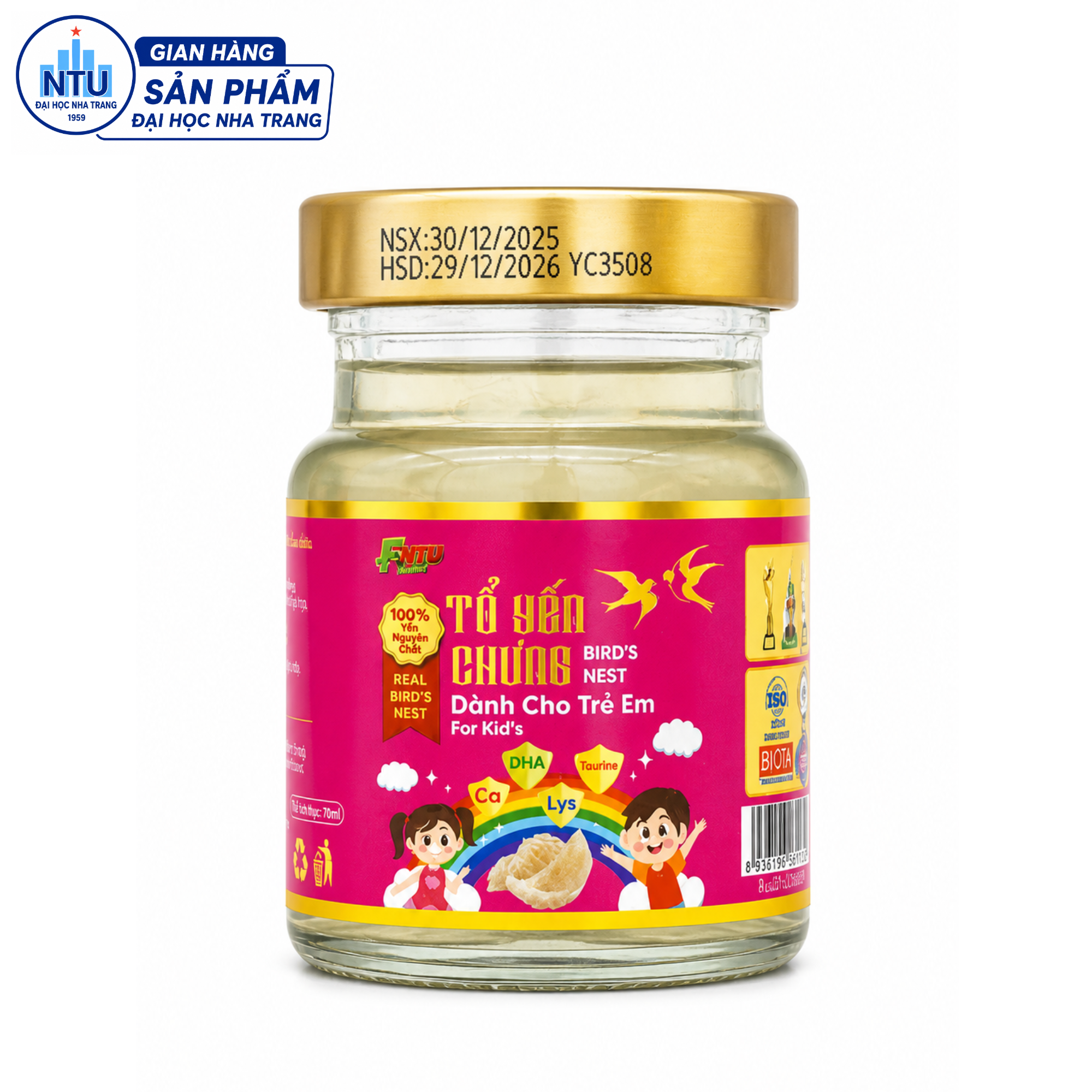 COMBO 129k: nước mắm ngon247 - độ đạm + dầu cá hồi + yến Kid + rong biển sấy lạnh + rong sụn