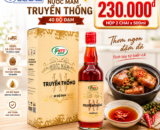 Nước Mắm truyền thống FNTU 40 Đạm (hộp 2 chai x 500ml)