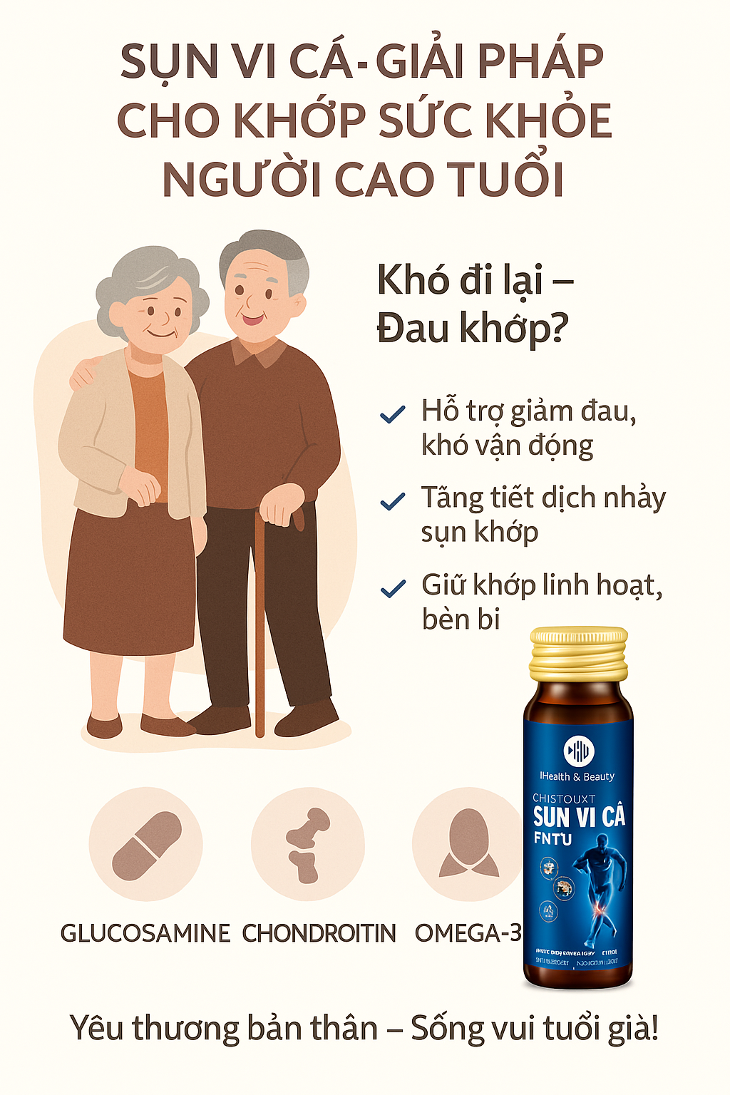 SỤN VI CÁ – GIẢI PHÁP CHO KHỚP SỨC KHỎE NGƯỜI CAO TUỔI