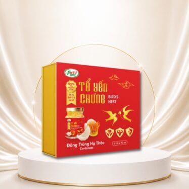 Tổ Yến Chưng Đông Trùng Hạ Thảo [Đại học Nha Trang] – Hộp 6 hũ x 70ml