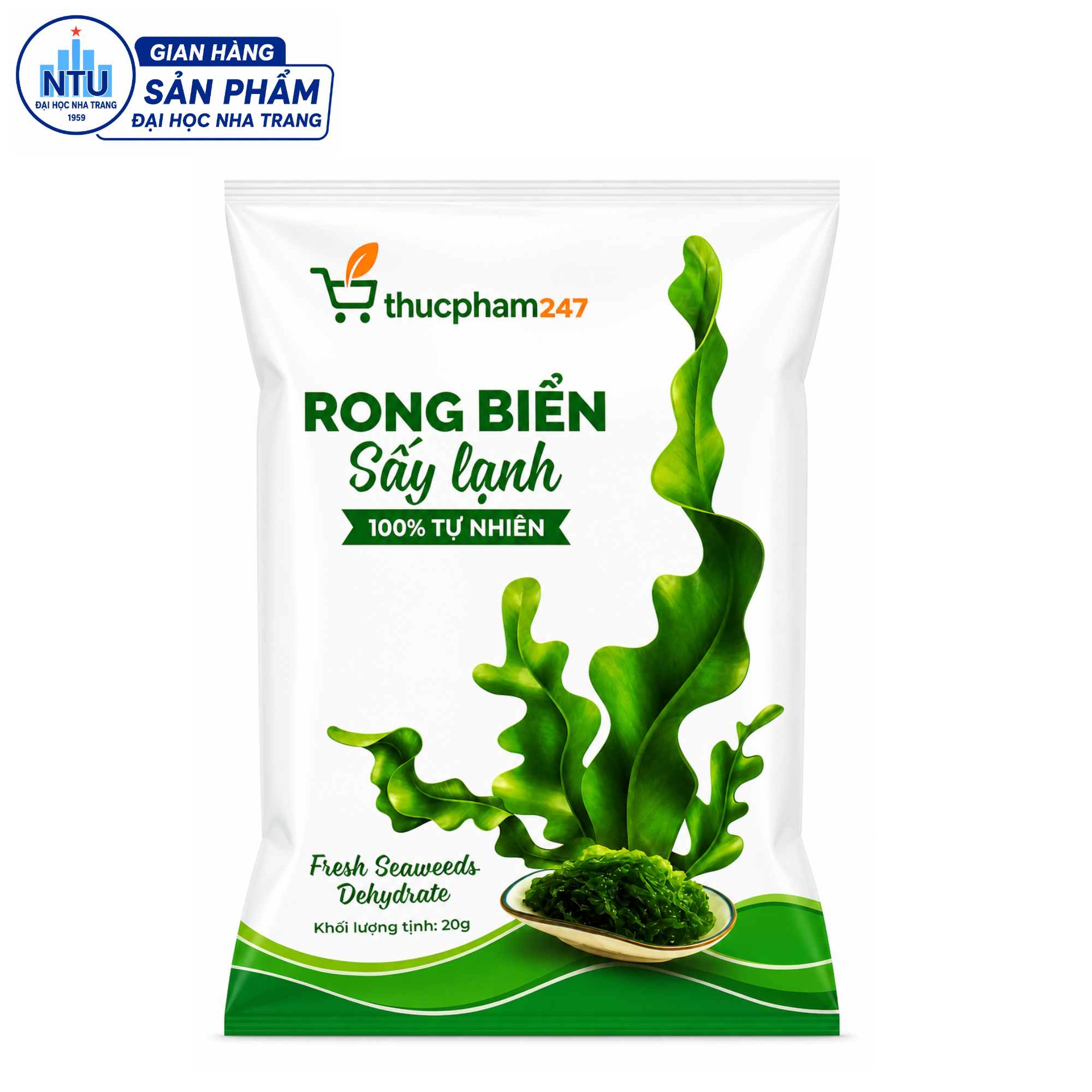 COMBO 129k: nước mắm ngon247 - độ đạm + dầu cá hồi + yến Kid + rong biển sấy lạnh + rong sụn