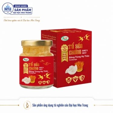 Tổ Yến Chưng Đông Trùng Hạ Thảo [Đại học Nha Trang] – Hộp 1 hũ x 70ml