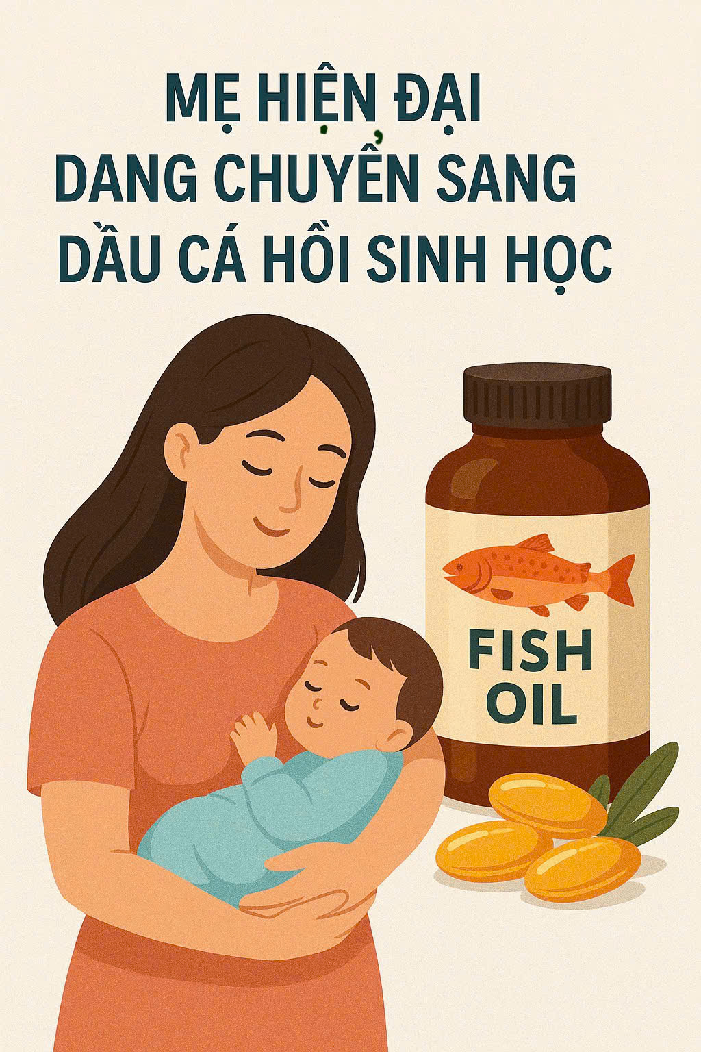 TẠI SAO CÁC MẸ HIỆN ĐẠI ĐANG CHUYỂN SANG DÙNG DẦU CÁ HỒI SINH HỌC