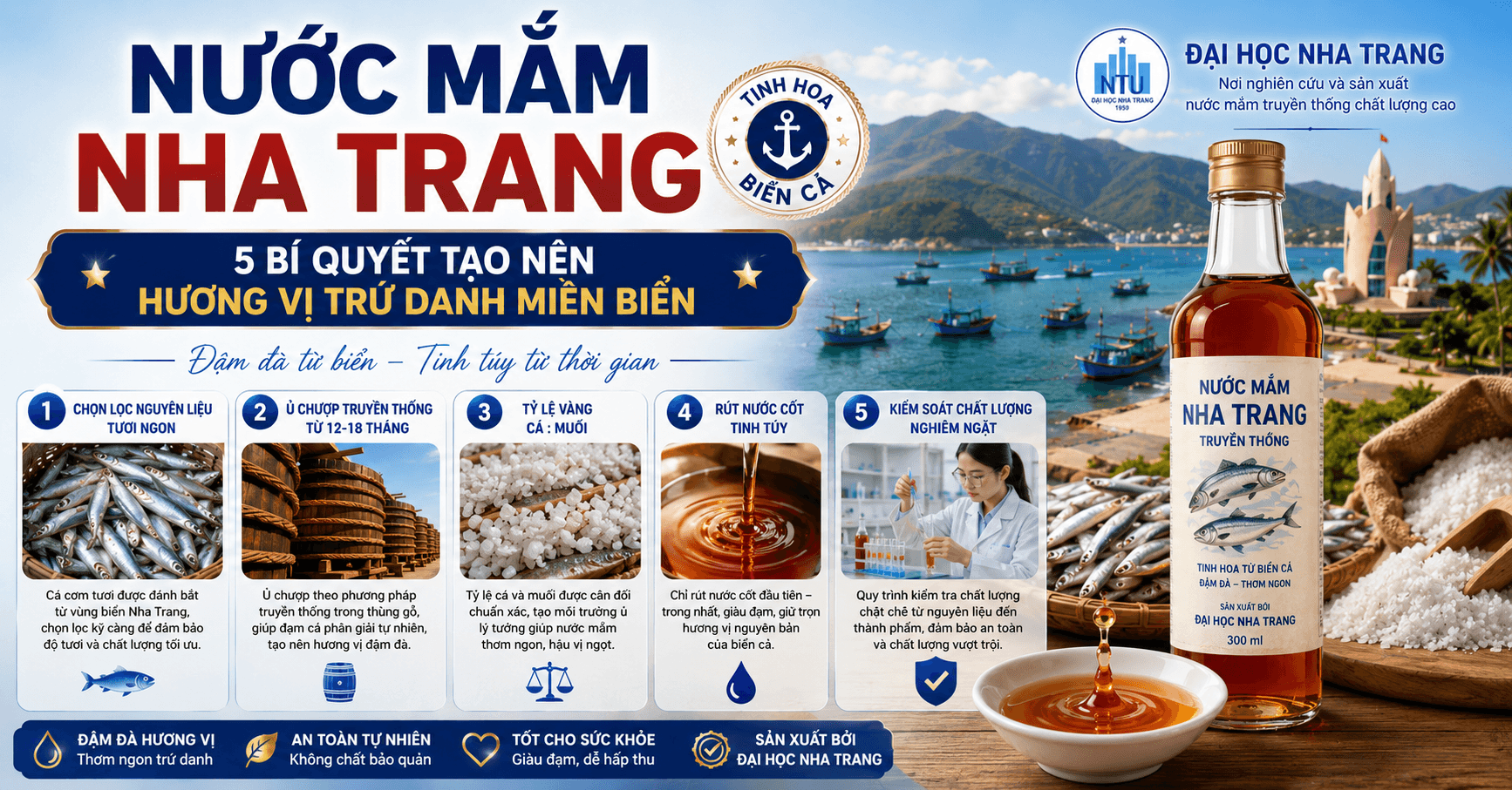 Nước Mắm Nha Trang: 5 Bí Quyết Tạo Nên Hương Vị Trứ Danh Miền Biển