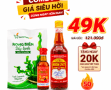 Combo 49K chào mừng (1 nước mắm Ngon247 30 độ, 1 rong biển sấy lạnh, 1 dầu cá hồi)