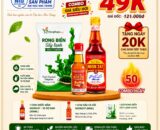 Combo 49K chào mừng: nước mắm 30 đạm + rong biển sấy lạnh + dầu cá hồi [Đại học Nha Trang]