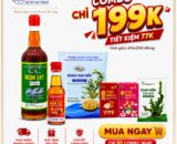 Combo cao cấp 199K: Nước mắm 35 đạm + Dầu cá hồi + Yến chưng + Rong biển [Đại học Nha Trang]