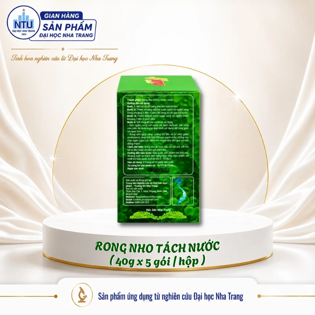 Rong nho tách nước [Đại học Nha Trang] - Túi 40g