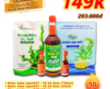 Combo 149K (Nước mắm 35 độ, Dầu cá hồi 60ml.....)