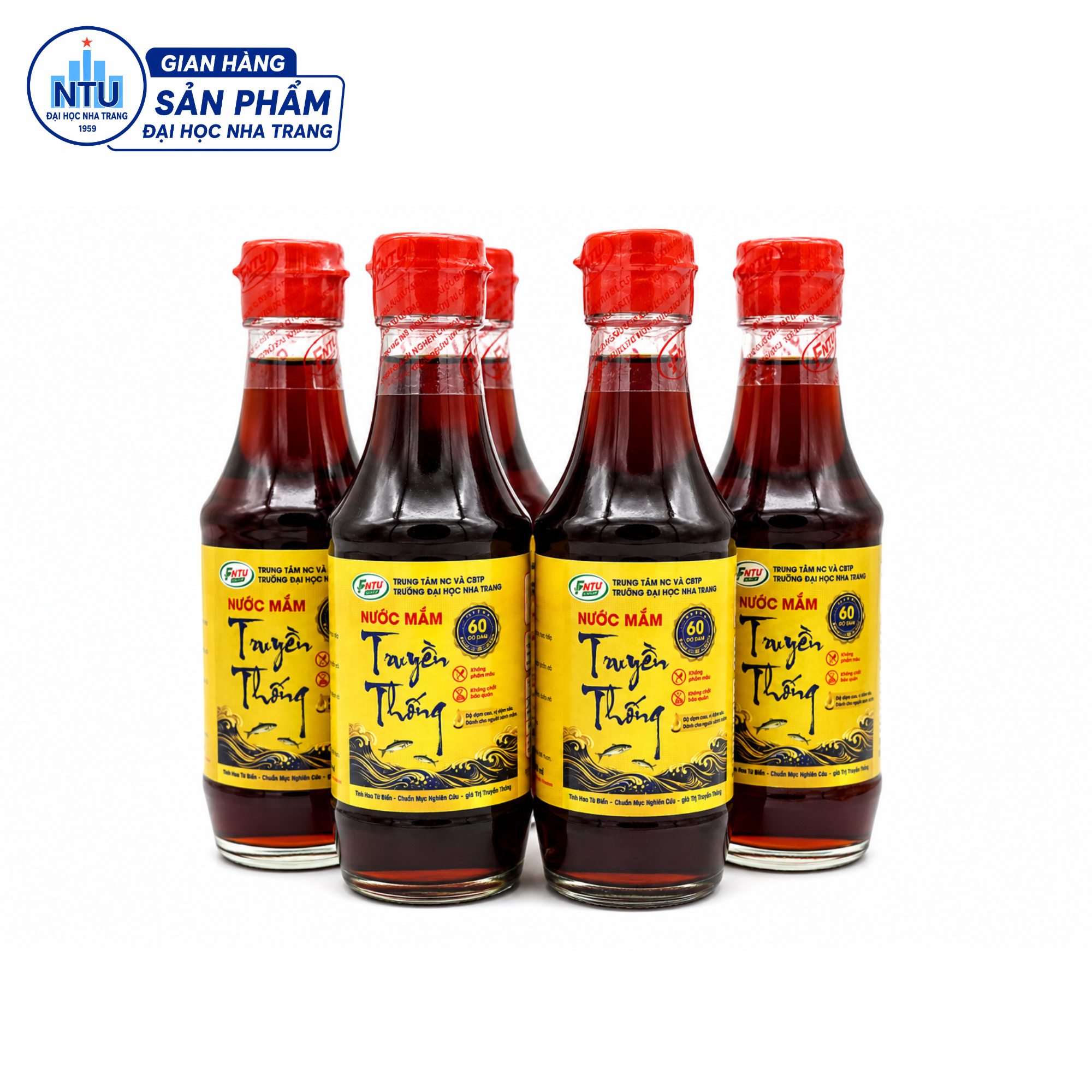 Nước mắm truyền thống 60 độ đạm (chai 200ml)