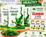 Freeship: combo 3 gói Rong biển sấy lạnh (tặng kèm sốt mè rang)