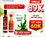 COMBO 89K – Có ngay 3 món đặc sản Nha Trang: Nước mắm 45 độ đạm + dầu cá hồi + rong sụn [Đại học Nha Trang]