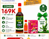 COMBO 169K: nước mắm 35 đạm + dầu cá hồi + yến Kid + rong biển sấy lạnh [Đại học Nha Trang]