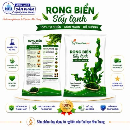 RONG BIỂN SẤY LẠNH HEALTHY [Đại học Nha Trang]