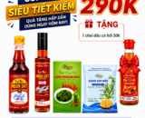 COMBO: nước mắm Ngon247 45 đạm, Nước mắm Ngon247 30 đạm, hộp canh rong đtht, gói rong sụn