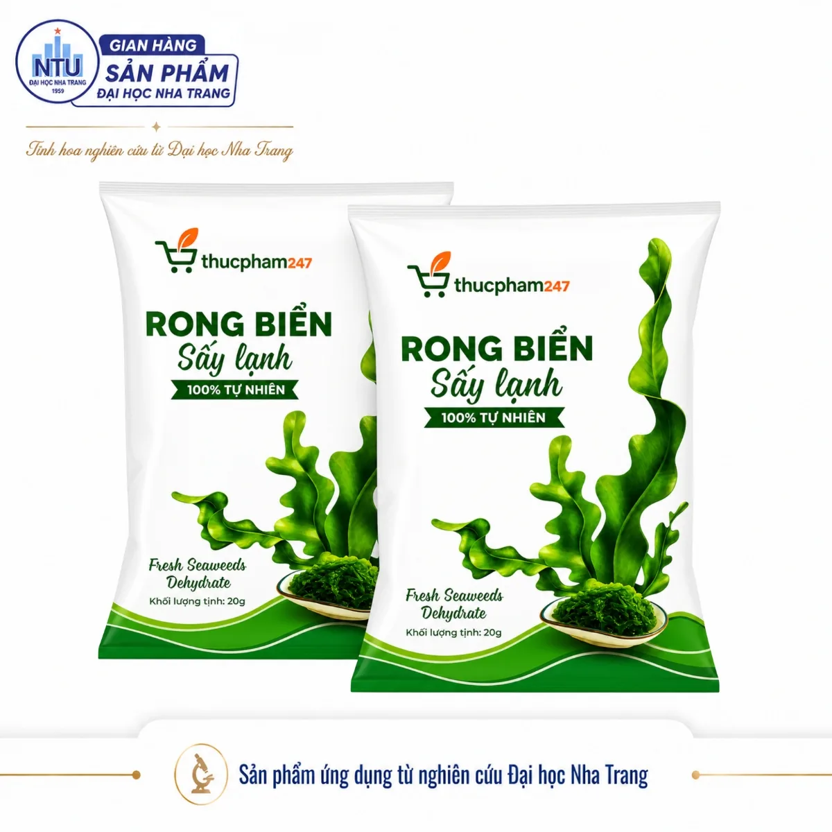 RONG BIỂN SẤY LẠNH HEALTHY [Đại học Nha Trang]