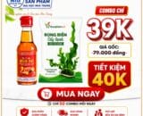 COMBO 39K HOT NHẤT HÔM NAY: Rong biển sấy lạnh Healthy + Dầu cá hồi Omega-3 [Đại học Nha Trang]