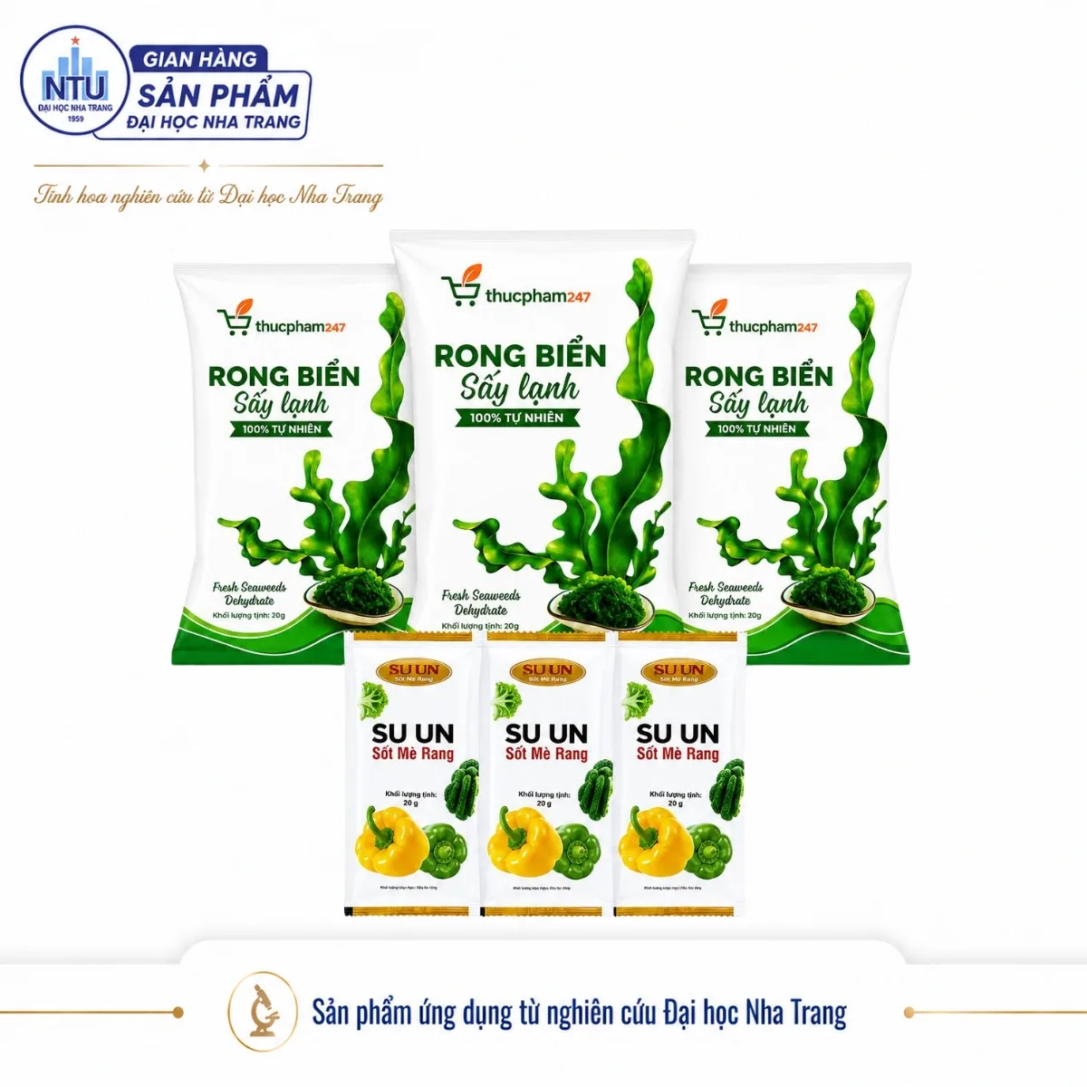 RONG BIỂN SẤY LẠNH HEALTHY [Đại học Nha Trang]