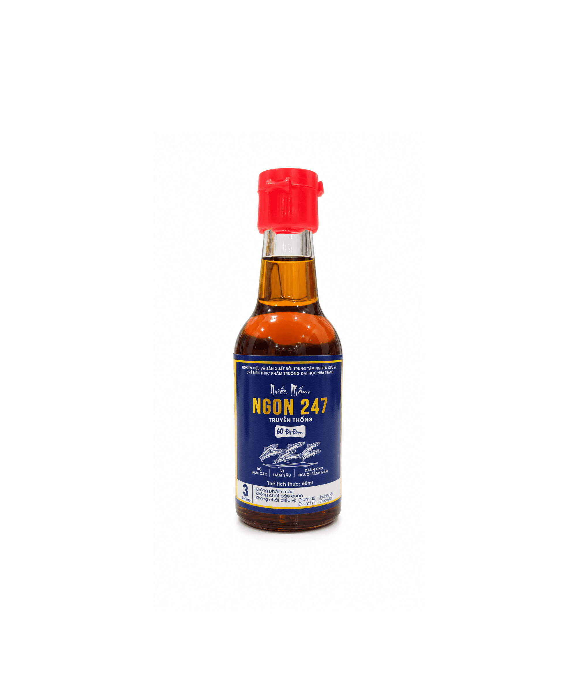 Nước mắm Ngon247 60 độ đạm (chai 60ml)
