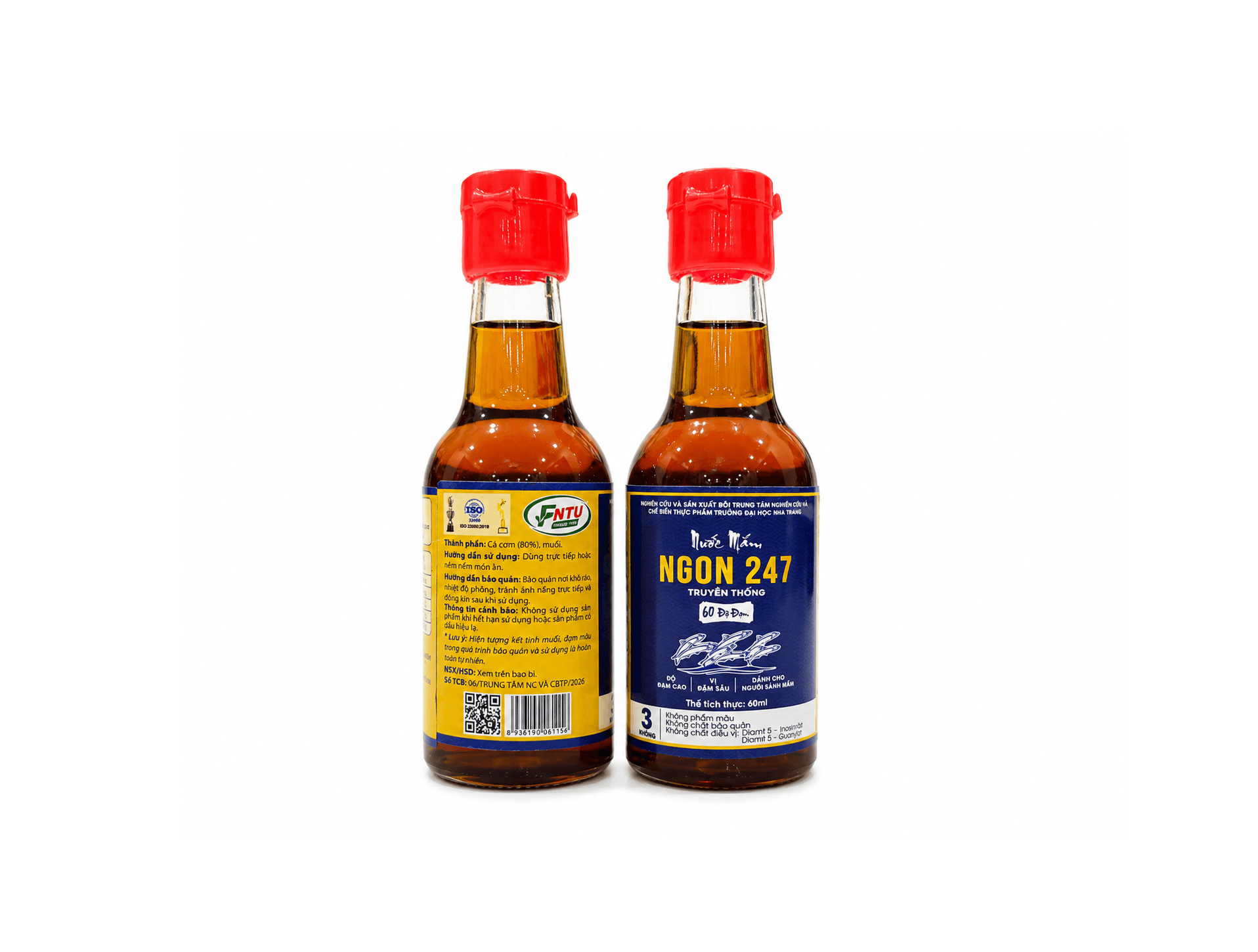 Nước mắm Ngon247 60 độ đạm (chai 60ml)