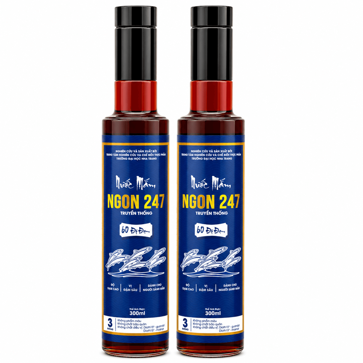 COMBO: 2 chai nước mắm ngon247 - 60 độ đạm