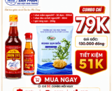 CHỈ 79K – Có ngay combo 3 món đặc sản Nha Trang: Mắm 30 đạm + Dầu cá hồi + Rong sụn [Đại học Nha Trang]