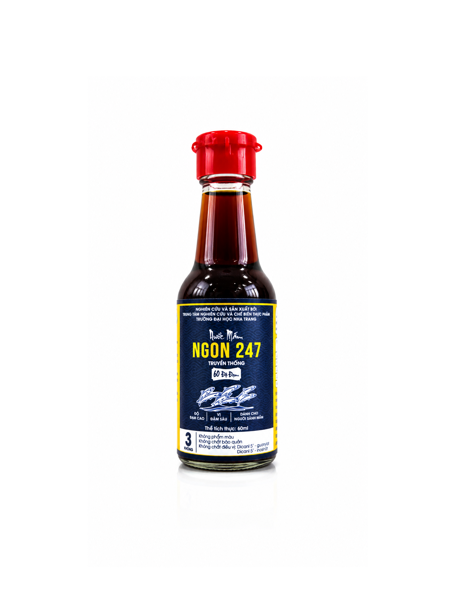 COMBO 129k: nước mắm ngon247 - 35 độ đạm + dầu cá hồi + yến Kid + rong biển sấy lạnh (Sao chép)