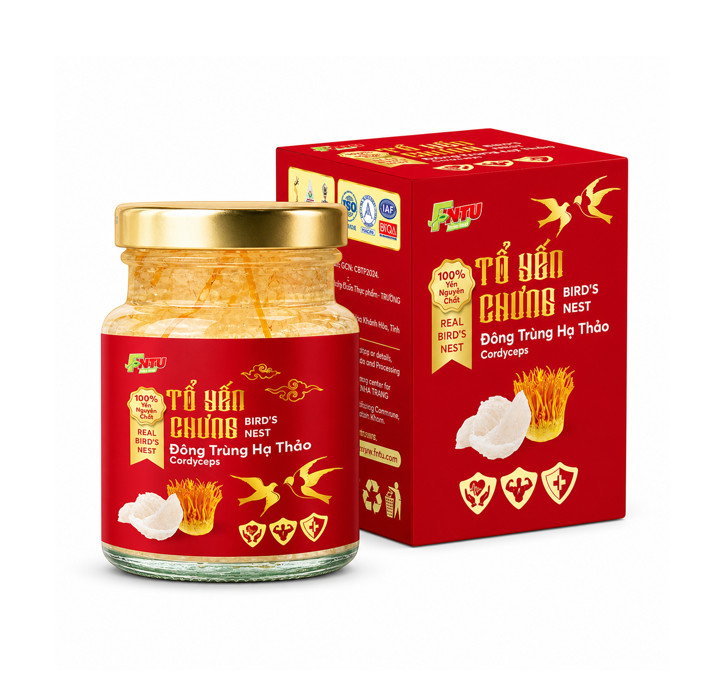 COMBO DINH DƯỠNG GIA ĐÌNH 188K | Nước Mắm 45 + Rong Biển + Yến Kids + Yến Đông Trùng