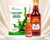 Combo 49K chào mừng từ [Đại học Nha Trang] - Bao Gồm Nước Mắm 30 Đạm-Rong Biển Sấy Lạnh - Dầu Cá Hồi