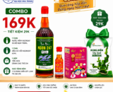 COMBO: nước mắm ngon247 - 35 độ đạm + dầu cá hồi + yến Kid + rong biển sấy lạnh