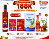 COMBO DINH DƯỠNG GIA ĐÌNH 188K | Nước Mắm 45  + Rong Biển + Yến Kids + Yến Đông Trùng