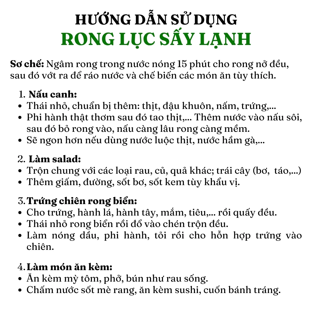 RONG BIỂN SẤY LẠNH HEALTHY [Đại học Nha Trang]