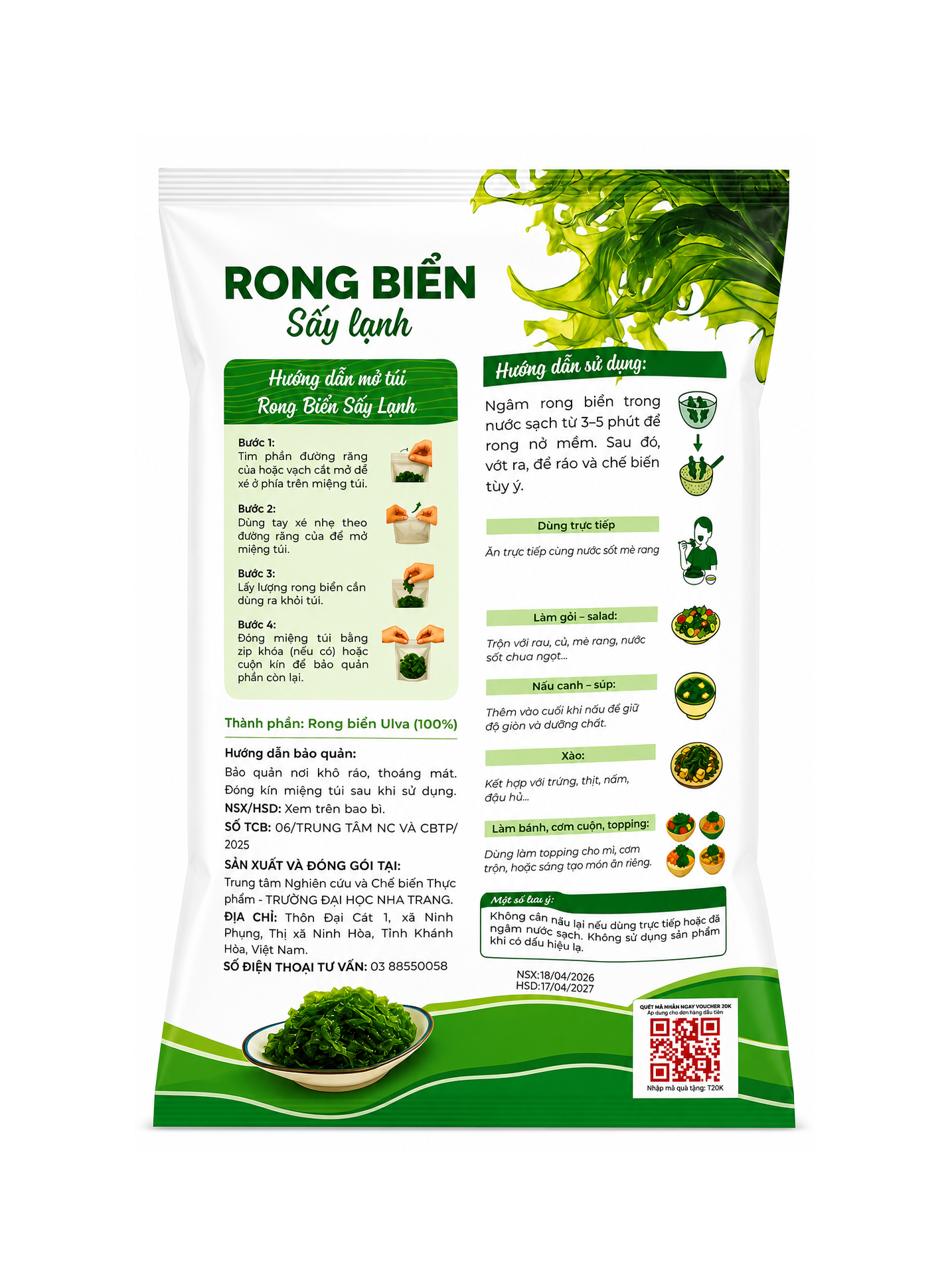 COMBO 89K – CÓ NGAY 3 MÓN ĐẶC SẢN NHA TRANG: Nước mắm truyền thống 45 độ đạm + dầu cá hồi và rong sụn biển