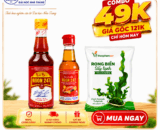 Combo 49K chào mừng: nước mắm 30 đạm + rong biển sấy lạnh + dầu cá hồi [Đại học Nha Trang]