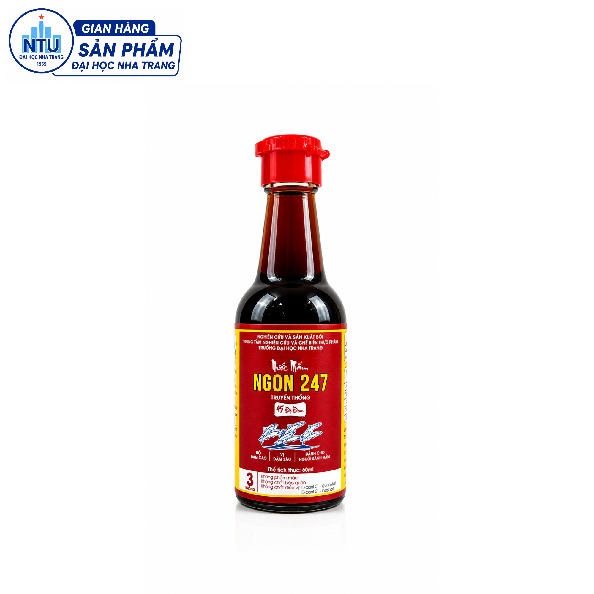 COMBO 129k: nước mắm ngon247 - độ đạm + dầu cá hồi + yến Kid + rong biển sấy lạnh + rong sụn