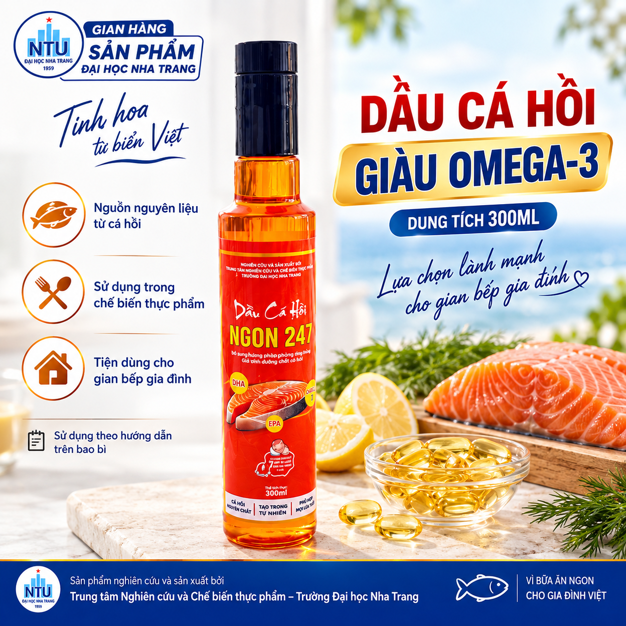 Combo Tinh Hoa Đại Dương – 470K Tặng Quà 140K
