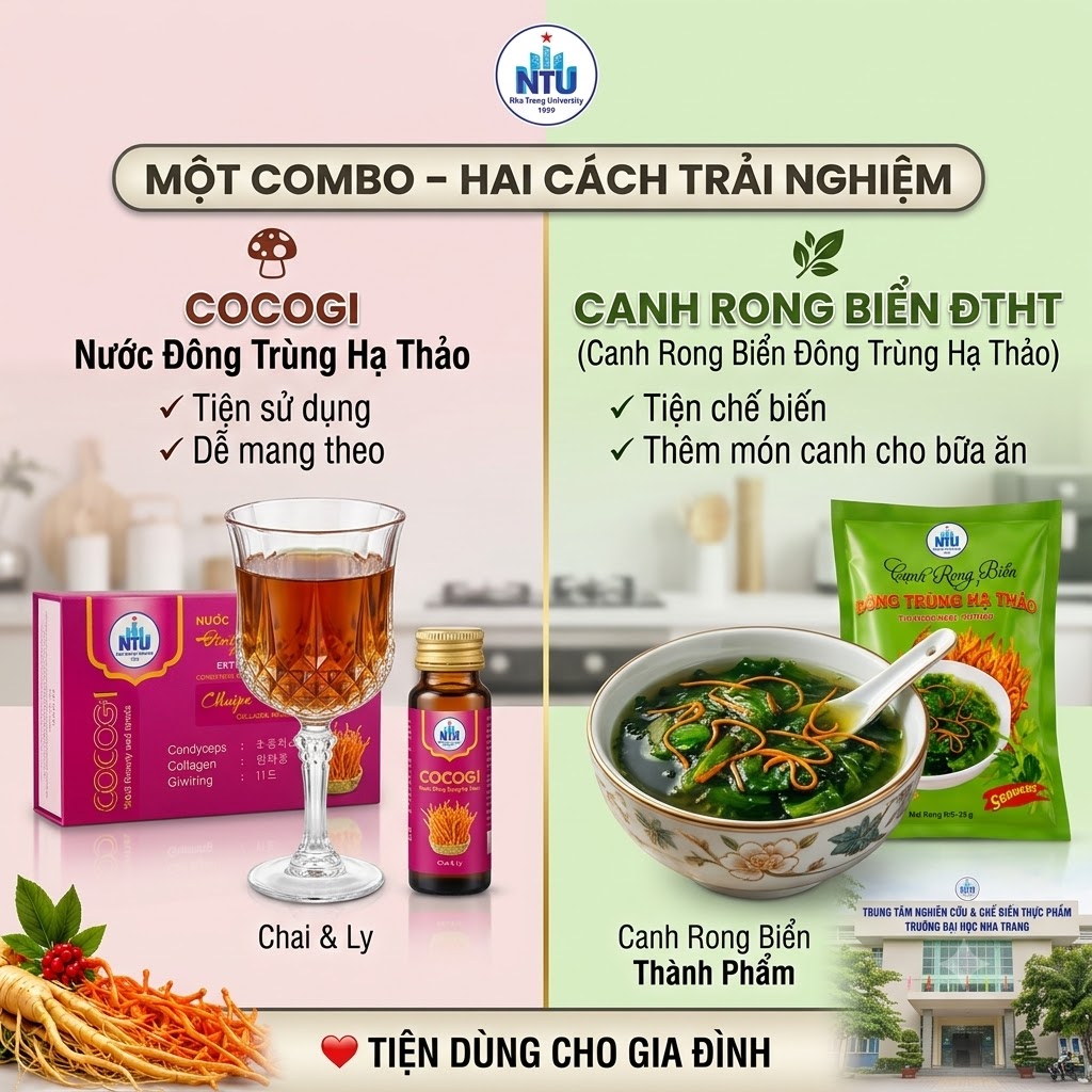 Combo Tinh Hoa Giáng Dương – 250K Tặng 2 Canh Rong Biển