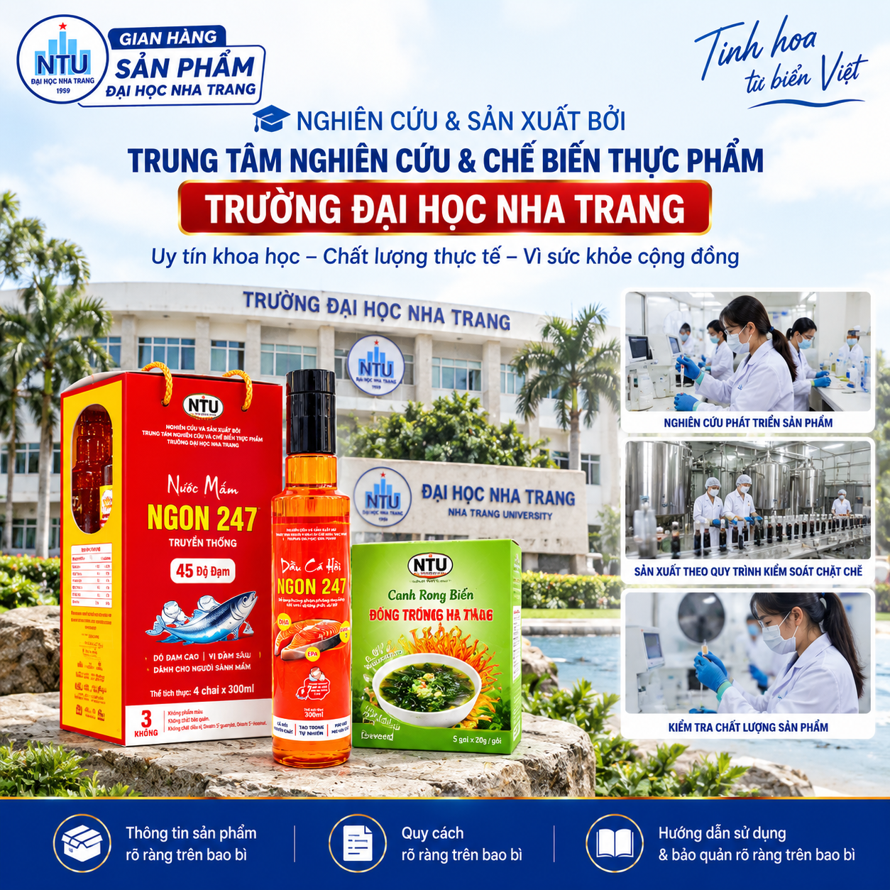 Combo Tinh Hoa Đại Dương – 470K Tặng Quà 140K