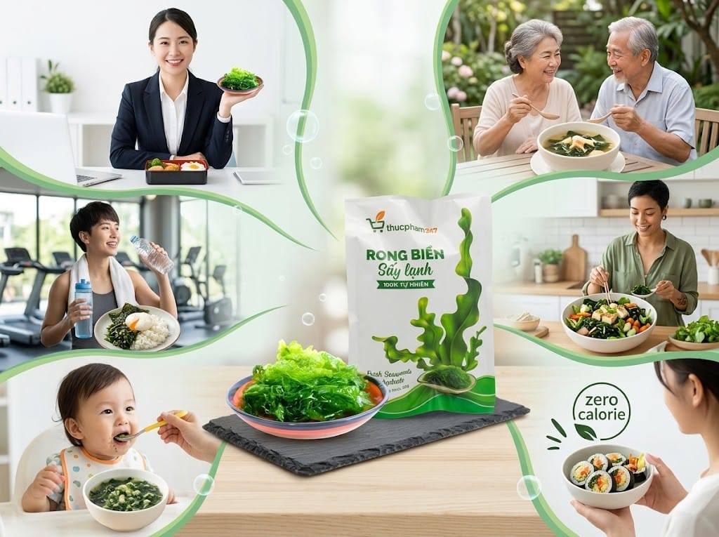 Ai Nên Sử Dụng Rong Biển Sấy Lạnh? 6 Nhóm Đối Tượng Phù Hợp Nhất