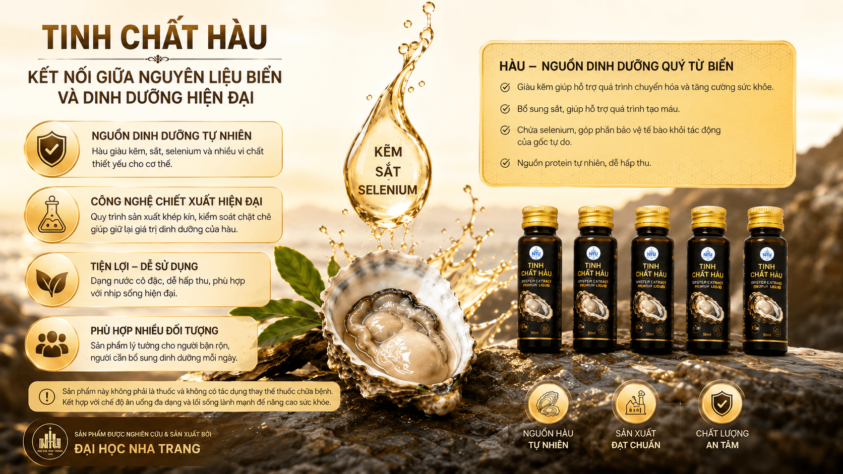 Tinh Chất Hàu – Giá trị dinh dưỡng từ nguồn hải sản tự nhiên