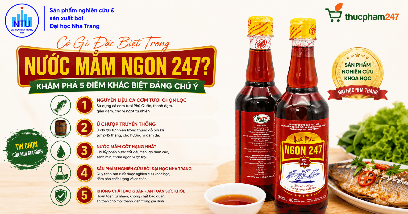 Có Gì Đặc Biệt Trong Nước Mắm Ngon 247? Khám Phá 5 Điểm Khác Biệt Đáng Chú Ý