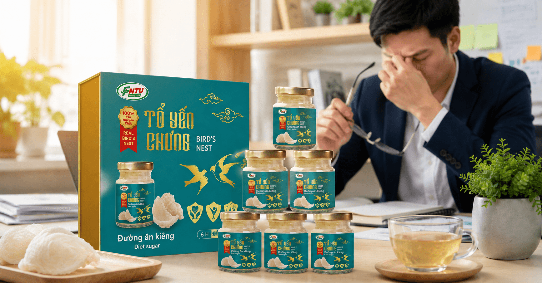 Người Làm Việc Căng Thẳng Có Nên Bổ Sung Tổ Yến? Giải Pháp Dinh Dưỡng Cho Cuộc Sống Bận Rộn