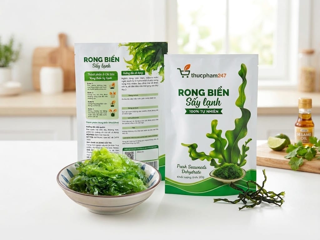 Rong Biển Sấy Lạnh Ulva Là Gì? Vì Sao Ngày Càng Được Người Tiêu Dùng Ưa Chuộng?