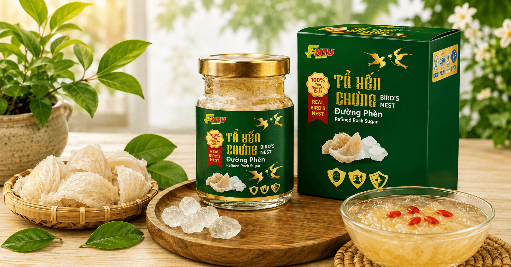 Vì Sao Nên Chưng Tổ Yến Với Đường Phèn Thay Vì Đường Cát?