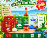 Combo Cả Nhà Khỏe Ngon 199K - 2 Yến ĐTHT, 1 Yến ĐP, 1 Mắm 35 đạm, 1 Rong Sấy Lạnh, 1 Rong Sụn.